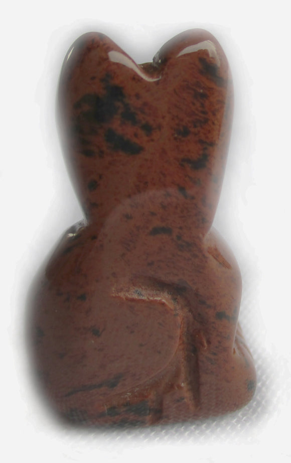 Mahogony Jasper Cat (Small() | Crystal Carvings | Carved Crystal Animals