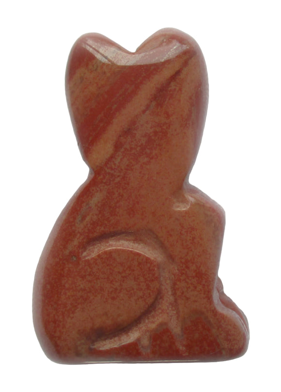 Jasper Cat (Small) | Crystal Carvings | Carved Crystal Animals