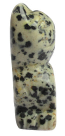 Dalmation Jasper Cat (Small) | Crystal Carvings | Carved Crystal Animals