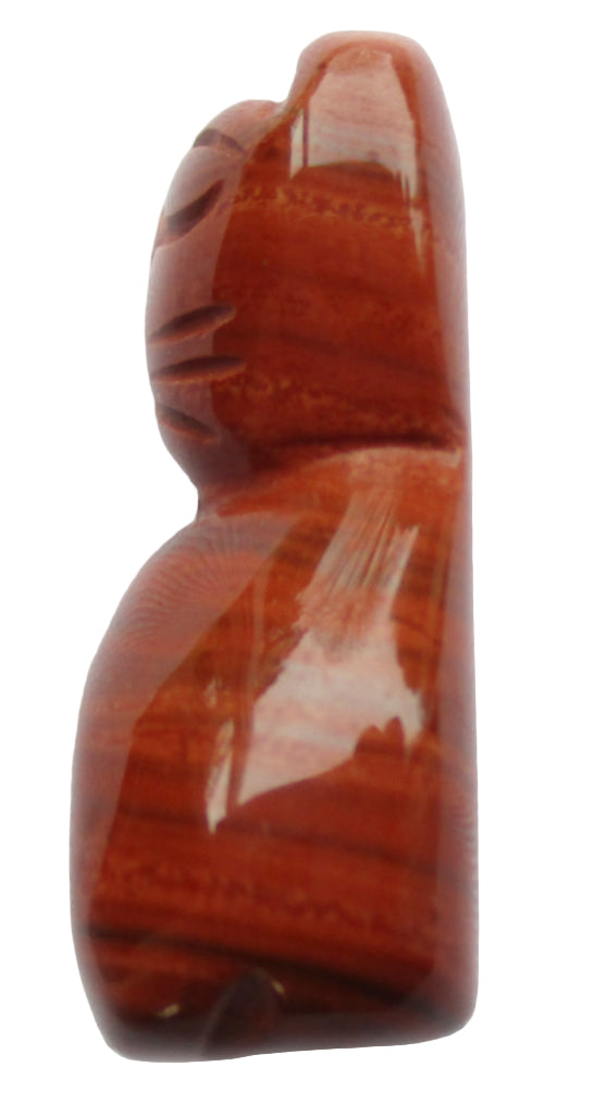 Jasper Cat (Small) | Crystal Carvings | Carved Crystal Animals
