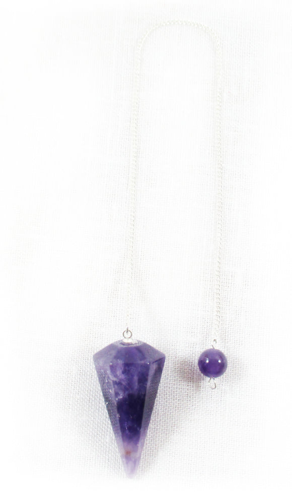 Chevron Amethyst Pendulum | Dowsing | Pendulums for dowsing