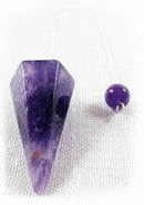 Chevron Amethyst Pendulum | Dowsing | Pendulums for dowsing