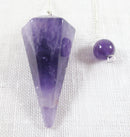 Chevron Amethyst Pendulum | Dowsing | Pendulums for dowsing