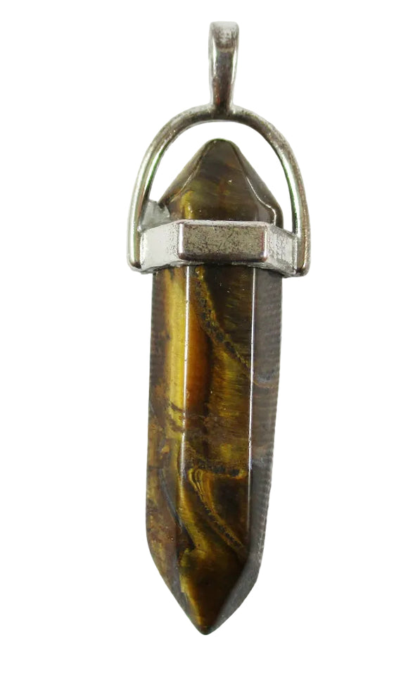 Tigers Eye Point Pendant | Crystal Jewellery | Point Pendants