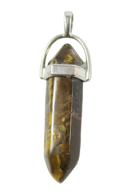 Tigers Eye Point Pendant | Crystal Jewellery | Point Pendants