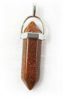 Red Goldstone Point Pendant | Crystal Jewellery | Point Pendants