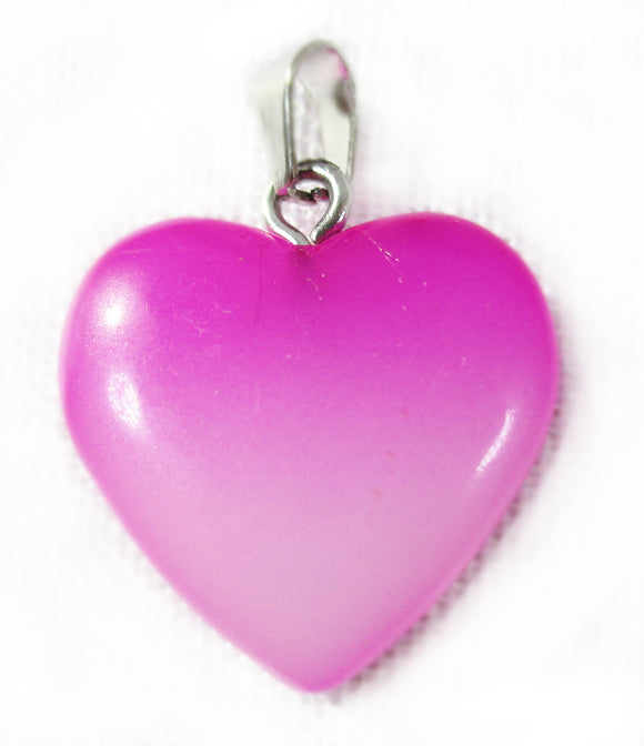 Pink Quartz Heart Pendant (Small) | Crystal Jewellery | Crystal Pendants