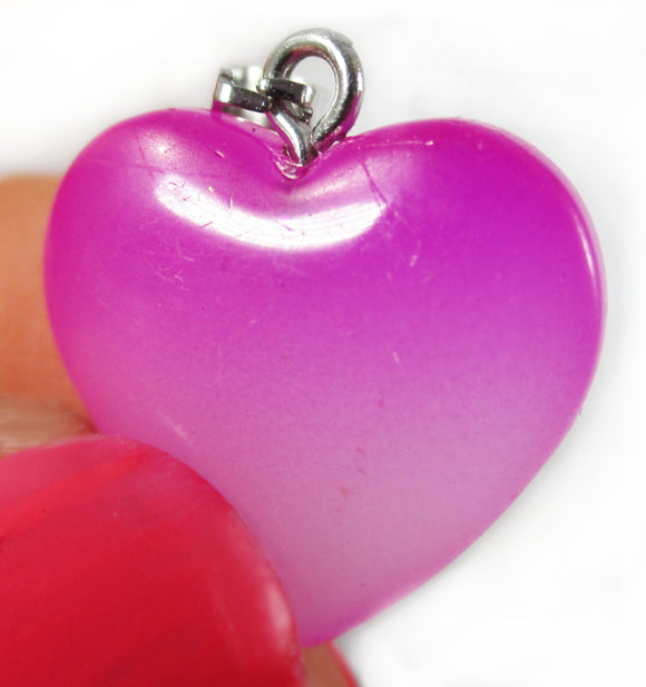 Pink Quartz Heart Pendant (Small) | Crystal Jewellery | Crystal Pendants