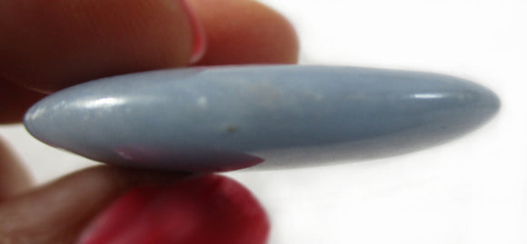 Angelite Thumb Stone | Cut & Polished Crystals | Polished Crystal Thumb Stones