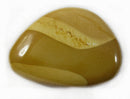 Yellow Mookaite Jasper Thumb Stone | Cut & Polished Crystals | Polished Crystal Thumb Stones