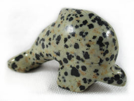 Dalmation Jasper Dolphin | Crystal Carvings | Carved Crystal Animals