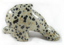 Dalmation Jasper Dolphin | Crystal Carvings | Carved Crystal Animals