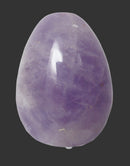 Chevron Amethyst Egg (Small) | Crystal Carvings | Polished Crystal Eggs