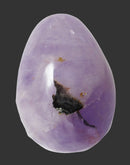 Chevron Amethyst Egg (Small) | Crystal Carvings | Polished Crystal Eggs