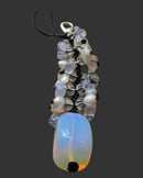 Opalite Healing Crystal Clip-on | Keyrings & Clip-On Crystals