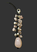 Rose Quartz Clip On | Keyrings & Clip-On Crystals