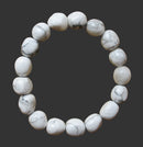 White Howlite Nugget Bracelet | Crystal Jewellery | Gemstone Bracelets