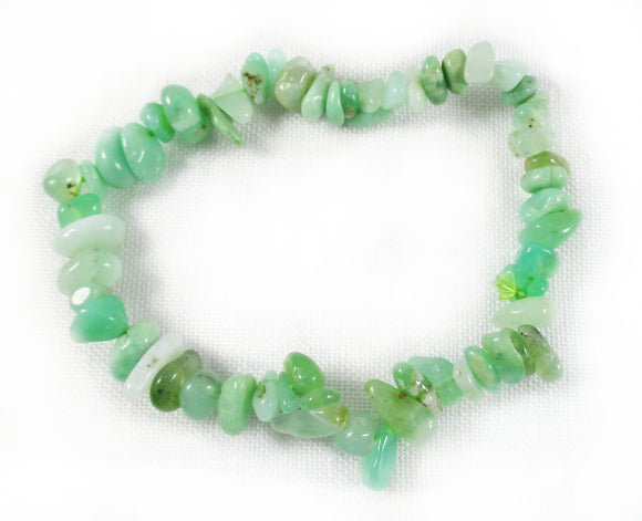 Chrysoprase Chip Bracelet | Crystal Jewellery | Gemstone Bracelets