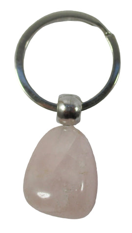 Rough Rose Quartz Keyring REDUCED | Others | Keyrings & Clip-On Crystals