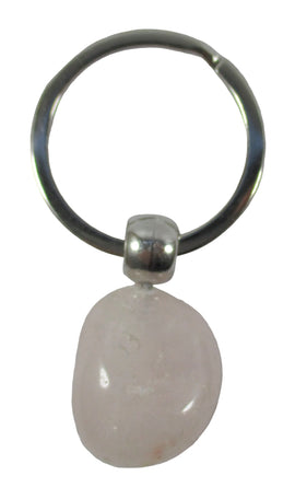 Rough Rose Quartz Keyring REDUCED | Others | Keyrings & Clip-On Crystals