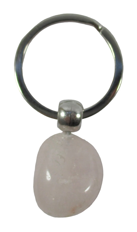 Rough Rose Quartz Keyring REDUCED | Others | Keyrings & Clip-On Crystals