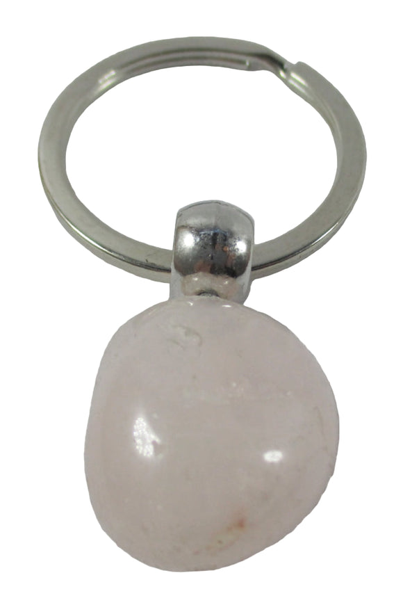 Rough Rose Quartz Keyring REDUCED | Others | Keyrings & Clip-On Crystals