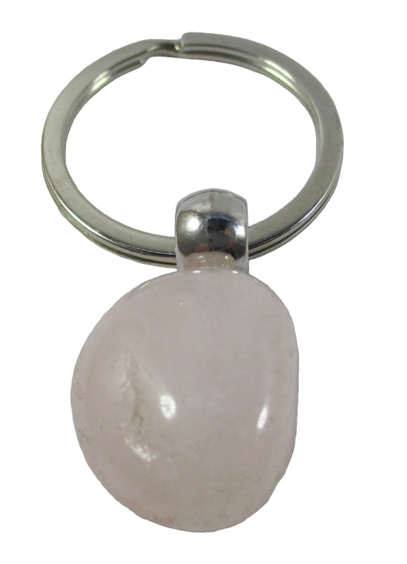 Rough Rose Quartz Keyring REDUCED | Others | Keyrings & Clip-On Crystals
