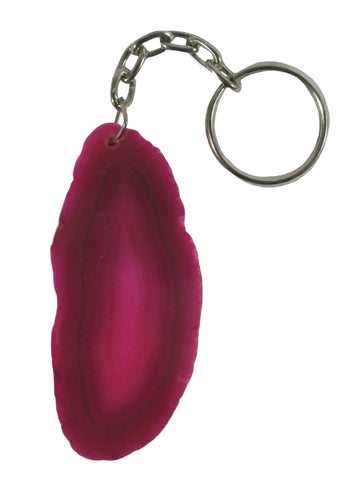Pink Agate Keyring | Others | Keyrings & Clip-On Crystals