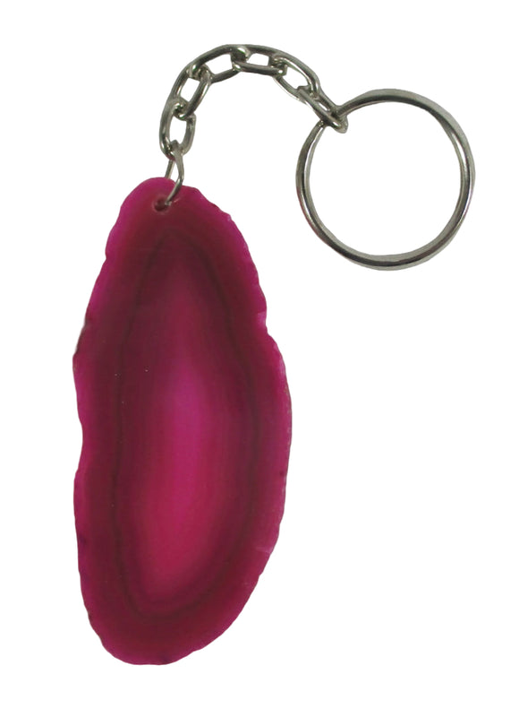 Pink Agate Keyring | Others | Keyrings & Clip-On Crystals
