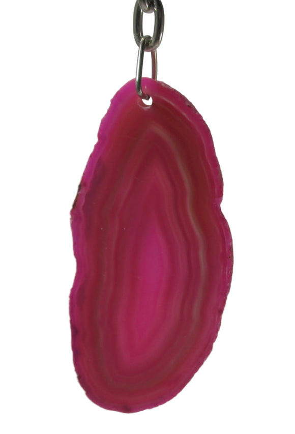 Pink Agate Keyring | Others | Keyrings & Clip-On Crystals