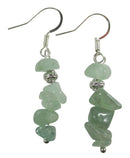 Green Aventurine Chip Earrings | Crystal Jewellery | Gemstone Earrings