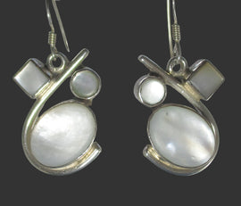 Mother of Pearl Earrings | Crystal Jewellery | Gemstone Earrings