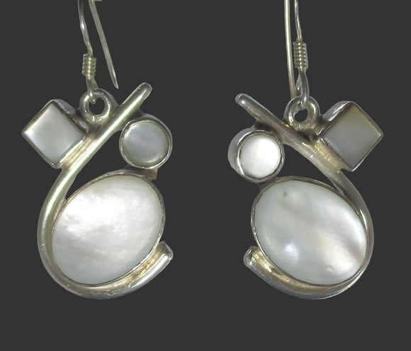 Mother of Pearl Earrings | Crystal Jewellery | Gemstone Earrings