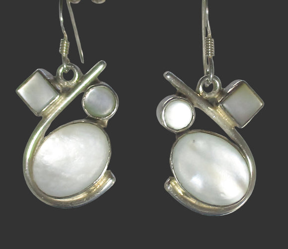 Mother of Pearl Earrings | Crystal Jewellery | Gemstone Earrings