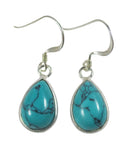 Turquoise Drop Earrings | Crystal Jewellery | Gemstone Earrings