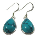 Turquoise Drop Earrings | Crystal Jewellery | Gemstone Earrings