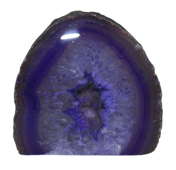 Rough Purple Agate Standing Geode | Natural Crystals | Crystal Geodes