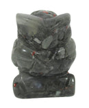 Bloodstone Owl | Crystal Carvings | Carved Crystal Animals