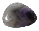 Chevron Amethyst Thumb Stone | Cut & Polished Crystals | Polished Crystal Thumb Stones
