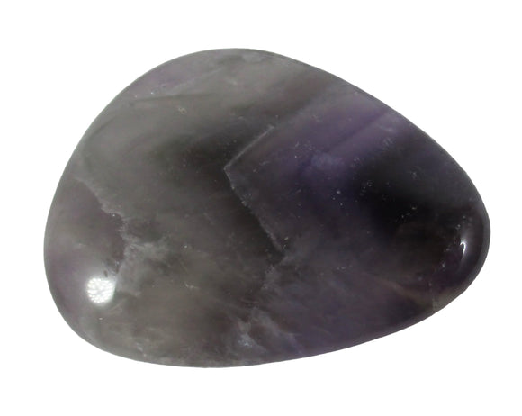 Chevron Amethyst Thumb Stone | Cut & Polished Crystals | Polished Crystal Thumb Stones