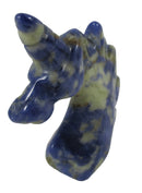 Sodalite Unicorn Head | Crystal Carvings | Carved Crystal Animals