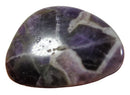 Chevron Amethyst Thumb Stone | Cut & Polished Crystals | Polished Crystal Thumb Stones