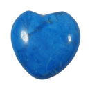 Turquoise Howlite Heart (Small) | Crystal Carvings | Polished Crystal Hearts