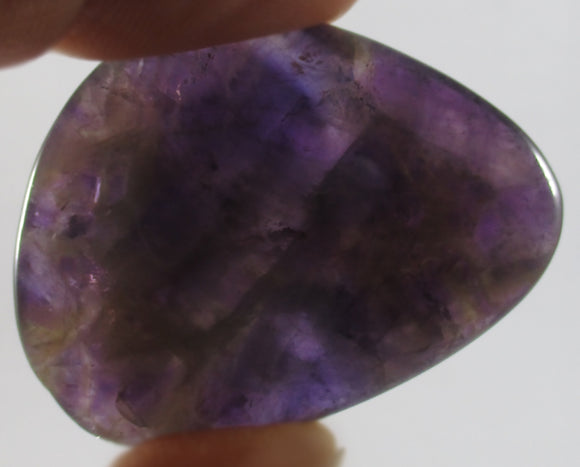 Chevron Amethyst Thumb Stone | Cut & Polished Crystals | Polished Crystal Thumb Stones