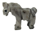 Grey Soapstone Horse (Small) | Crystal Carvings | Carved Crystal Animals
