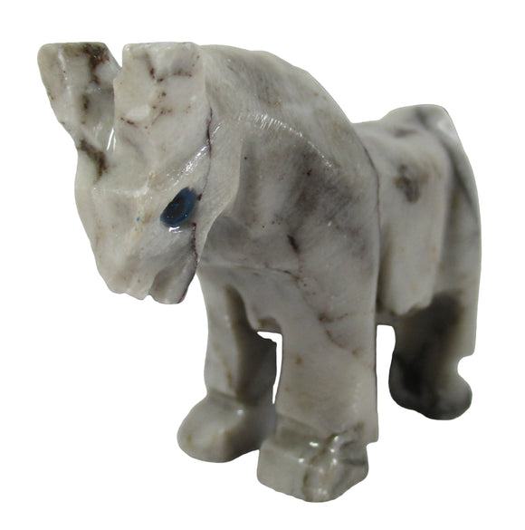 Grey Soapstone Horse (Small) | Crystal Carvings | Carved Crystal Animals