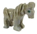 Grey Soapstone Horse (Small) | Crystal Carvings | Carved Crystal Animals