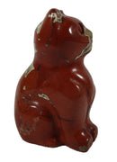 Red Jasper Cat | Crystal Carvings | Carved Crystal Animals