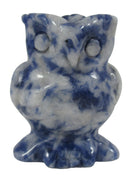 Sodalite Owl | Crystal Carvings | Carved Crystal Animals