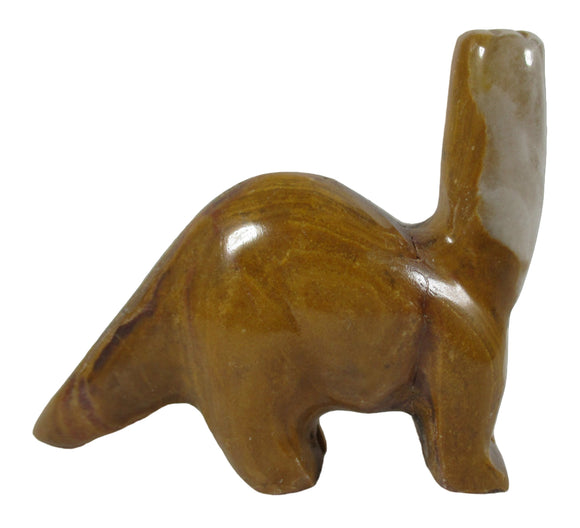 Onyx Stone Brontosaurus (Large) | Crystal Carvings | Carved Crystal Animals